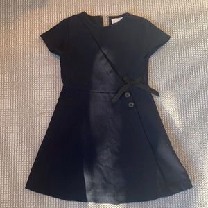 Zara faux-wrap dress